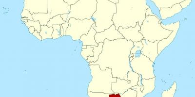 Карта Батсваны на свет